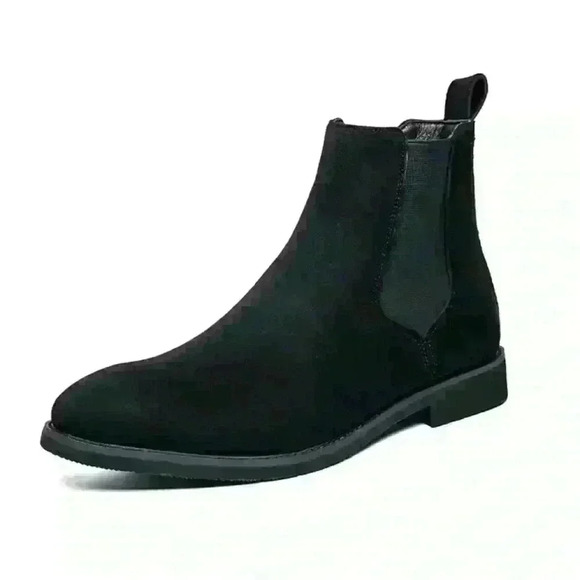 Chelsea Boot Slip On Short Business Boot Bundle 3 Pairs - Beige, Black, Camel - Picture 1 of 6